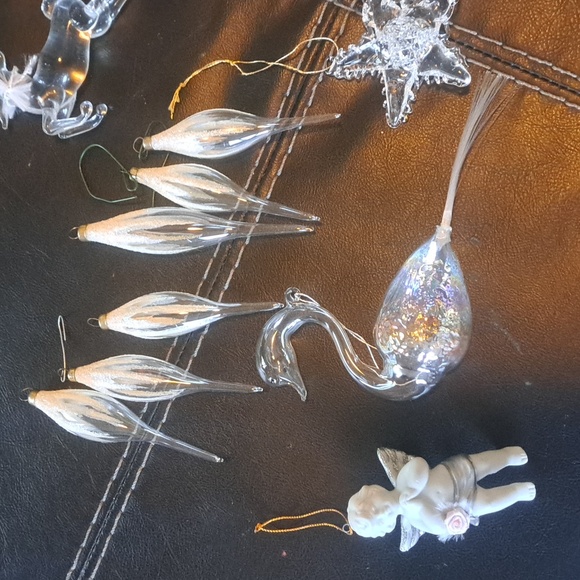 HAND BLOWN GLASS HOLIDAY ORNAMENTS antique Vintage lot of 31 pcs! - Picture 5 of 6